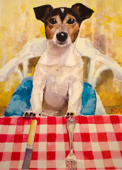 Pet Portraits and Landscape Paintings - Nuttall Art - Jack Russell