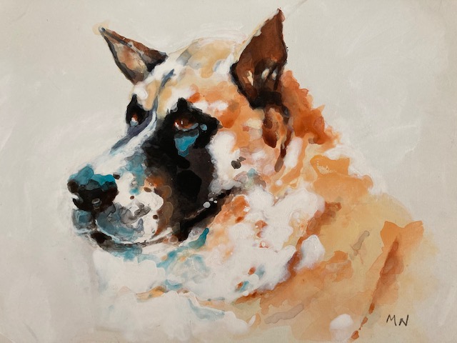 Pet Portraits and Landscape Paintings - Nuttall Art - Akita